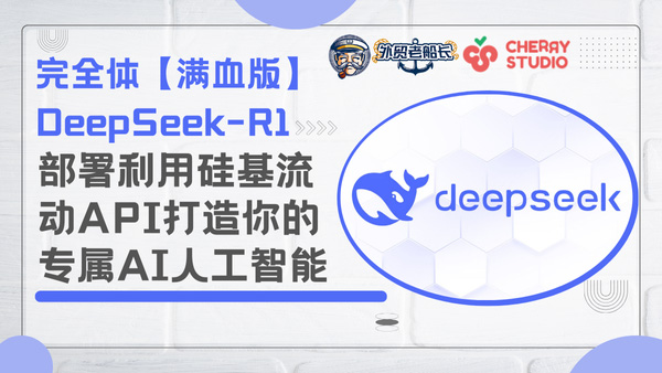 完全体DeepSeek-R1部署利用硅基流动API打造你的专属AI人工智能-外贸老船长